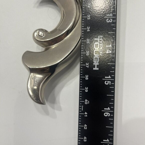 Global Views India Silver Candle Holder Pair of Wall Sconces - Picture 7 of 11